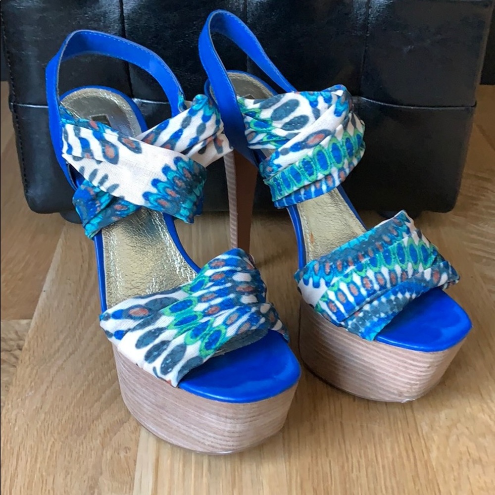 Size 8 pair of high heels.